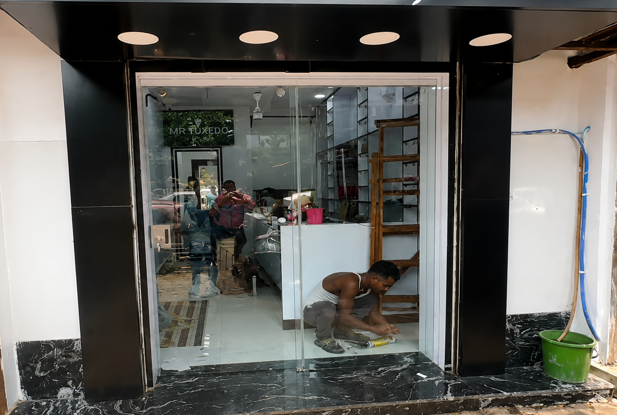 premium sliding glass door installation